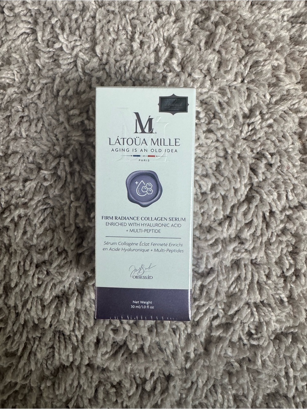 Latoua Mille- Firm Radiance Collagen Serum - White & Purple